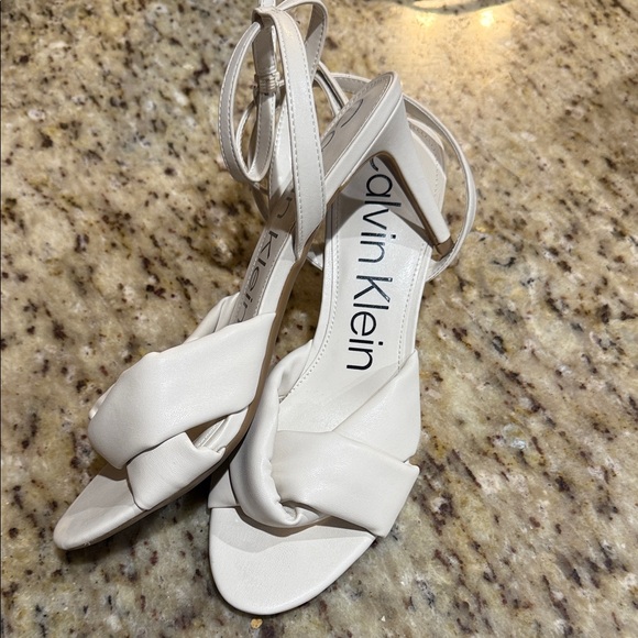 Calvin Klein White Heels - Picture 2 of 9